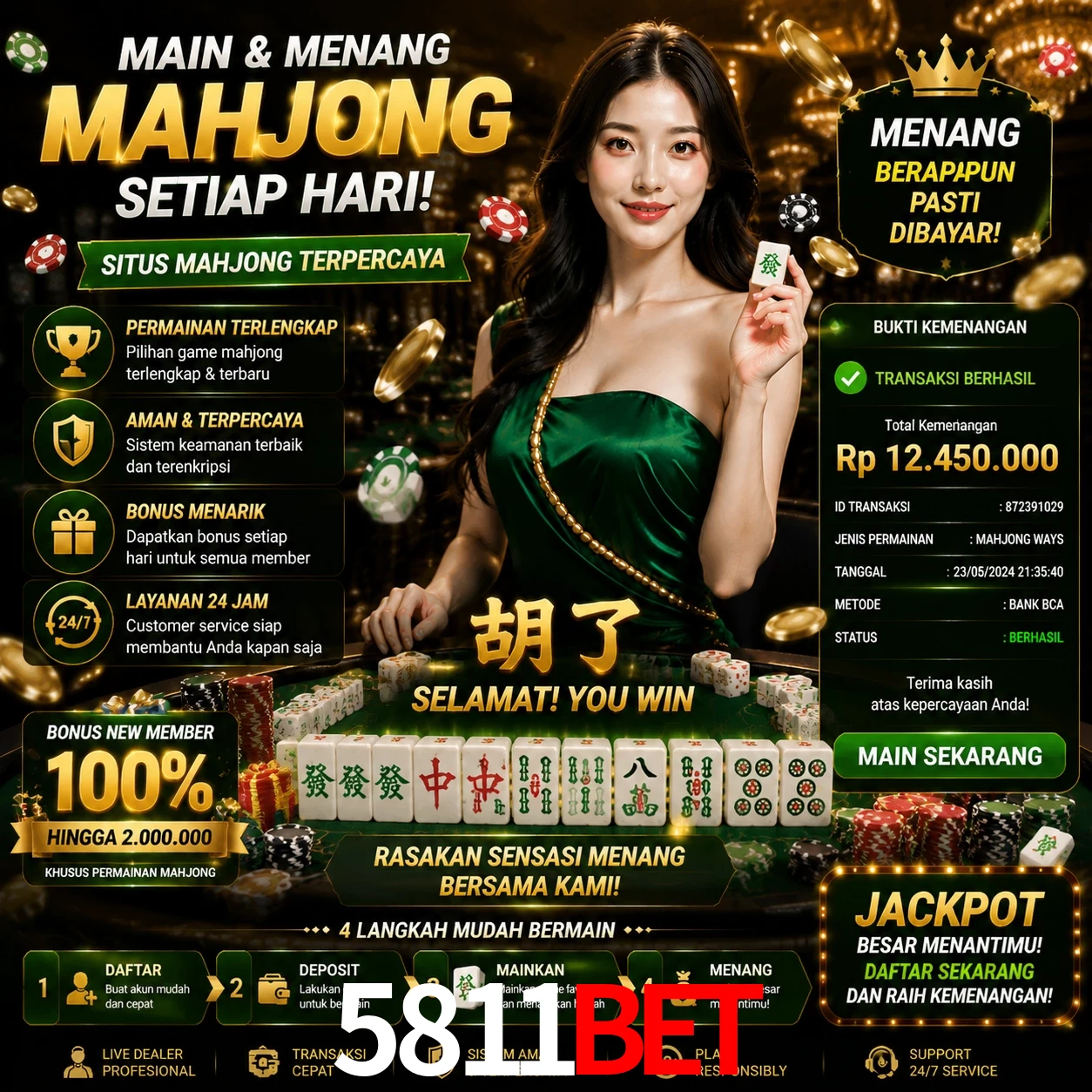 Ganhar e sacar na 5811bet